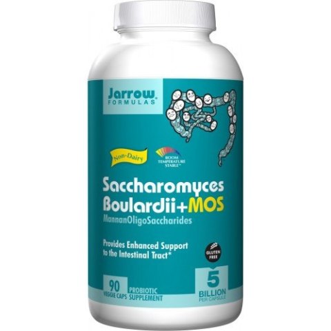 Jarrow Formulas Saccharomyces Boulardii + MOS 90 kapsułek wegańskich Jarrow Formulas Saccharomyces Boulardii + MOS 90 kapsułek wegańskich