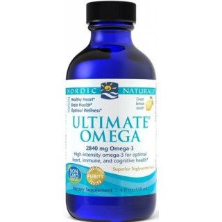 Nordic Naturals Ultimate Omega – 2840 mg, smak cytrynowy, suplement diety, 119 ml