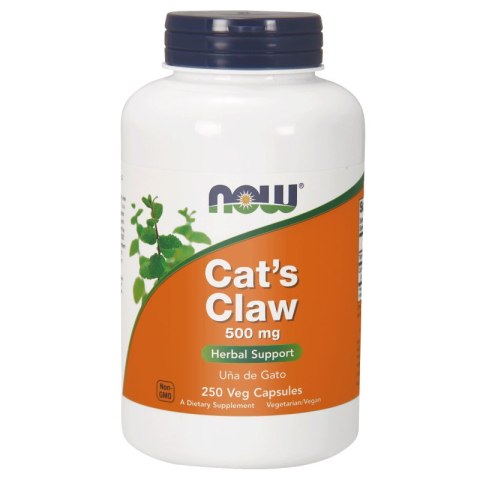 Now Foods Cat's Claw - Koci pazur 500mg 250 wegańskich kapsułek Now Foods Cat's Claw - Koci pazur 500mg 250 wegańskich kapsułek