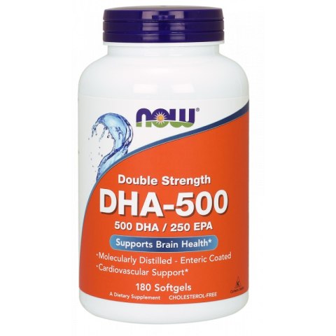 Now Foods DHA-500 180 kapsułek Now Foods DHA-500 180 kapsułek