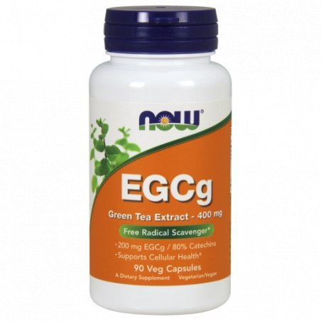 Now Foods EGCg Green Tea Extract 400 mg - Ekstrakt z zielonej herbaty 90 kapsułek wegańskich Now Foods EGCg Green Tea Extract 400 mg - Ekstrakt z zielonej herbaty 90 kapsułek wegańskich