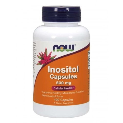 Now Foods Inozytol 500 mg 100 kapsułek Now Foods Inozytol 500 mg 100 kapsułek