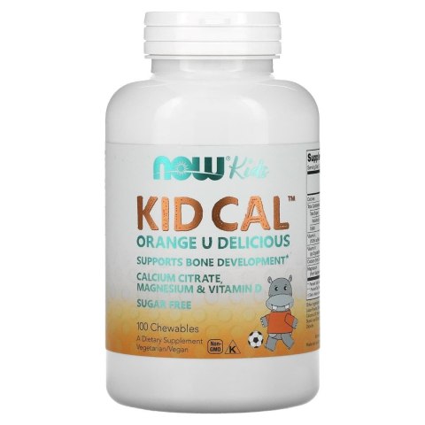 Now Foods Kid Cal tabletki owocowe do ssania z witaminą A, D oraz magnezem i wapniem Now Foods Kid Cal tabletki owocowe do ssania z witaminą A, D oraz magnezem i wapniem