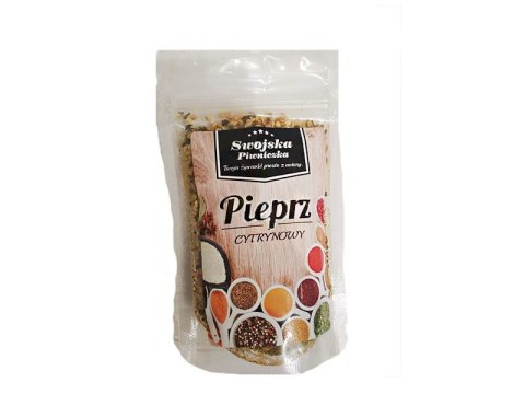 PIEPRZ CYTRYNOWY 50G SWOJSKA PIWNICZKA SWOJSKA PIWNICZKA PIEPRZ CYTRYNOWY 50G SWOJSKA PIWNICZKA SWOJSKA PIWNICZKA