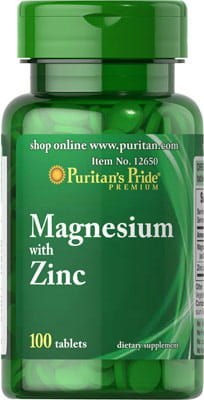 Puritan's Pride Magnez z Cynkiem 100 tabletek Puritan's Pride Magnez z Cynkiem 100 tabletek