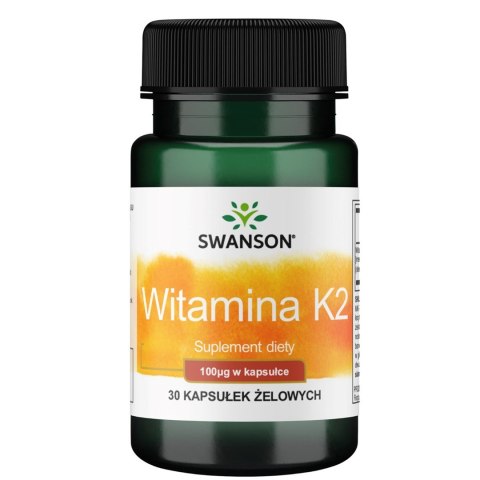 Swanson Witamina K2 naturalna 100 µg 30 kapsułek Swanson Witamina K2 naturalna 100 µg 30 kapsułek
