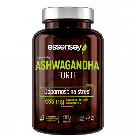 Essensey Ashwagandha Forte 90 kapsułek Essensey Ashwagandha Forte 90 kapsułek