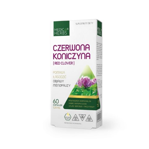 Medica Herbs Czerwona koniczyna wyciąg 60 kapsułek Medica Herbs Czerwona koniczyna wyciąg 60 kapsułek
