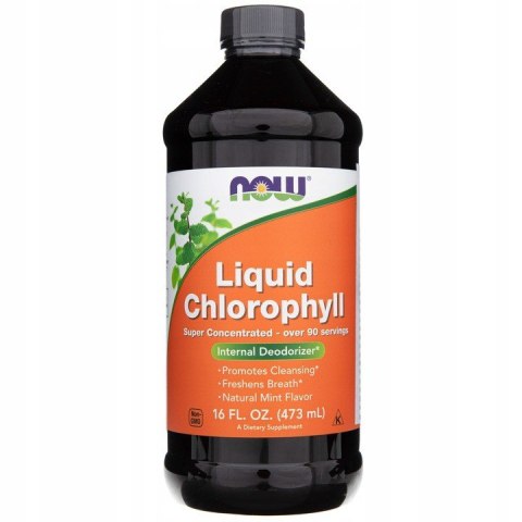 Now Foods Chlorofil w płynie 473 ml Now Foods Chlorofil w płynie 473 ml
