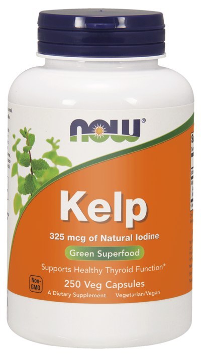 Now Foods Kelp (jod) 325µg 250 kapsułek Now Foods Kelp (jod) 325µg 250 kapsułek