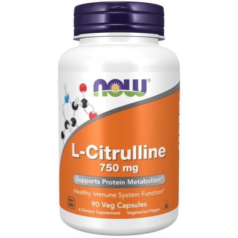 Now Foods L-Citrulline 750mg 90 kapsułek Now Foods L-Citrulline 750mg 90 kapsułek