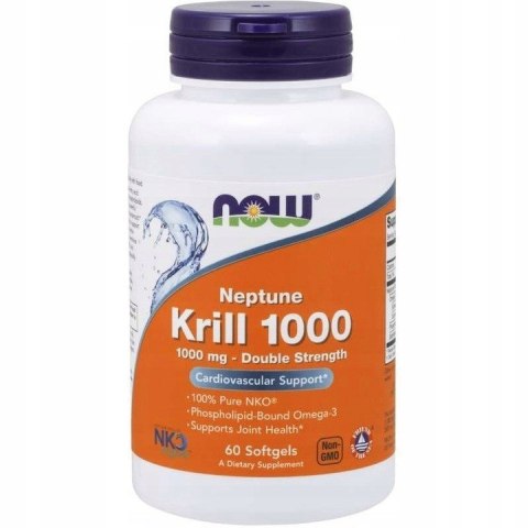 Now Foods Neptune Krill Oil (Olej z kryla) 1000 mg 60 kapsułek Now Foods Neptune Krill Oil (Olej z kryla) 1000 mg 60 kapsułek