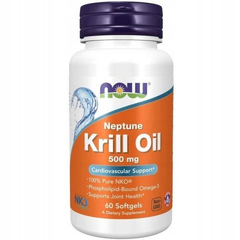 Now Foods Neptune Krill Oil (Olej z kryla) 500 mg 60 kapsułek Now Foods Neptune Krill Oil (Olej z kryla) 500 mg 60 kapsułek