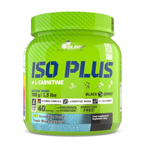 Olimp Iso Plus Powder Izotonik 700g o smaku tropikalnym Olimp Iso Plus Powder Izotonik 700g o smaku tropikalnym