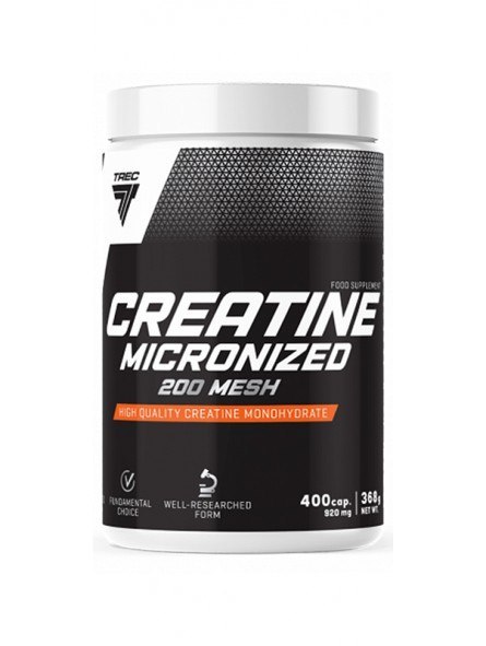 Trec Creatine Micronized 200 MESH 400 kapsułek Trec Creatine Micronized 200 MESH 400 kapsułek