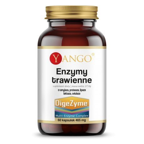 YANGO Enzymy trawienne 60 kapsułek YANGO Enzymy trawienne 60 kapsułek