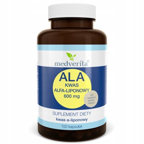 Medverita ALA 600 mg 100 kapsułek Medverita ALA 600 mg 100 kapsułek