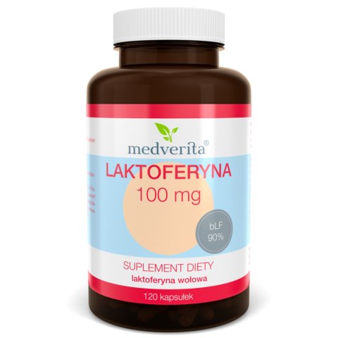 Medverita Laktoferyna 100 mg 120 kapsułek Medverita Laktoferyna 100 mg 120 kapsułek