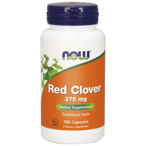 NOW Foods Red Clover (czerwona koniczyna) 375mg 100 kapsułek NOW Foods Red Clover (czerwona koniczyna) 375mg 100 kapsułek