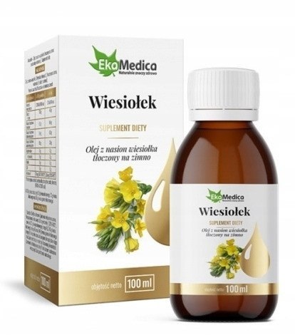 EkaMedica Olej z Wiesiołka z witaminą E 100ml EkaMedica Olej z Wiesiołka z witaminą E 100ml