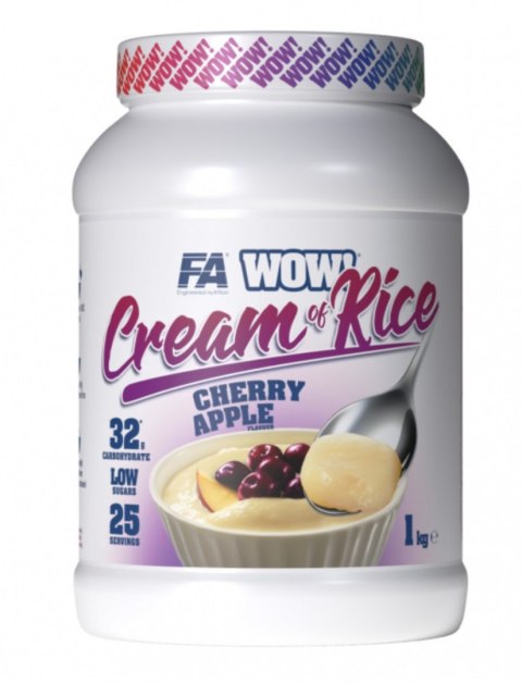 FA Wellness Line Cream of rice 1 kg o smaku wiśniowo-jabłkowym FA Wellness Line Cream of rice 1 kg o smaku wiśniowo-jabłkowym