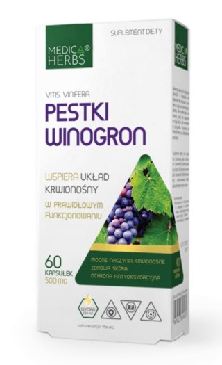 Medica Herbs Pestki Winogron OPC 60 kapsułek