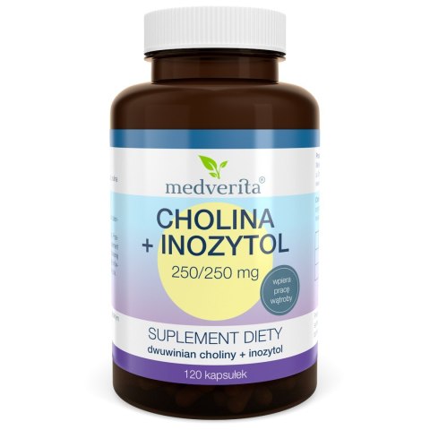 Medverita Cholina + Inozytol 120 kapsułek Medverita Cholina + Inozytol 120 kapsułek