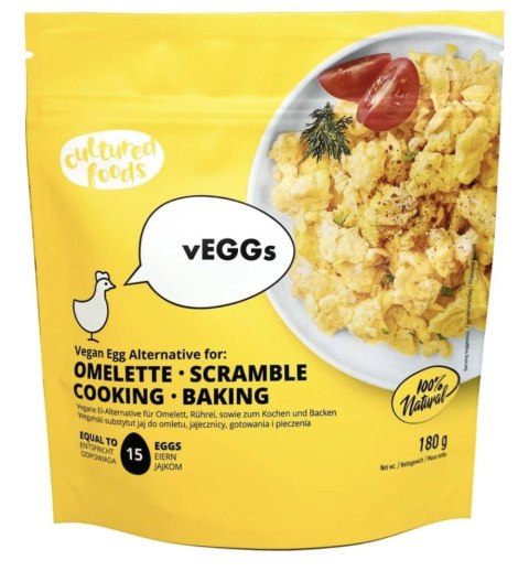 Cultured Foods Roślinny Zamiennik Jajek Omelette 180 g Cultured Foods Roślinny Zamiennik Jajek Omelette 180 g