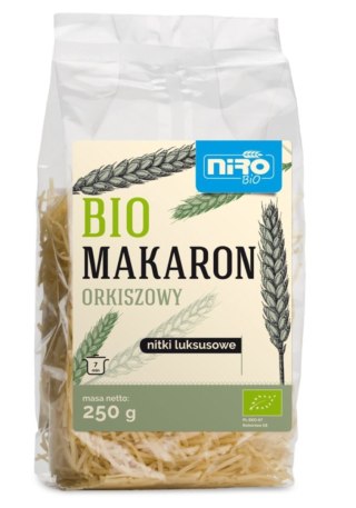 Niro Makaron Orkiszowy Nitki Luksusowe BIO 250 g