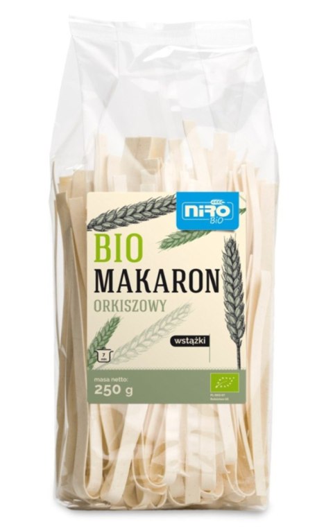 Niro Makaron Orkiszowy Wstążki BIO 250 g Niro Makaron Orkiszowy Wstążki BIO 250 g
