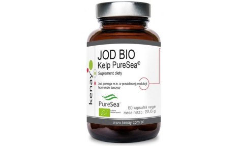 Kenay Jod BIO Kelp PureSea 60 kapsułek Kenay Jod BIO Kelp PureSea 60 kapsułek
