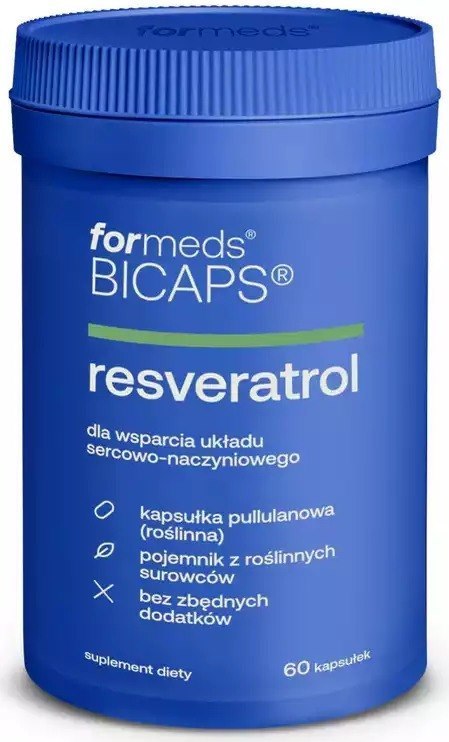 ForMeds Bicaps Resveratrol 60 kapsułek ForMeds Bicaps Resveratrol 60 kapsułek