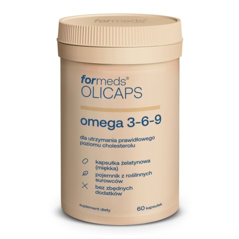 ForMeds Olicaps Omega 3-6-9 60 kapsułek miękkich ForMeds Olicaps Omega 3-6-9 60 kapsułek miękkich