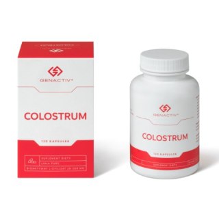 Genactiv Colostrum – Siara bydlęca w kapsułkach, suplement diety, 120 szt.
