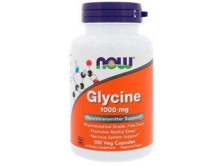 Now Foods Glicyna 1000 mg 100 kapsułek