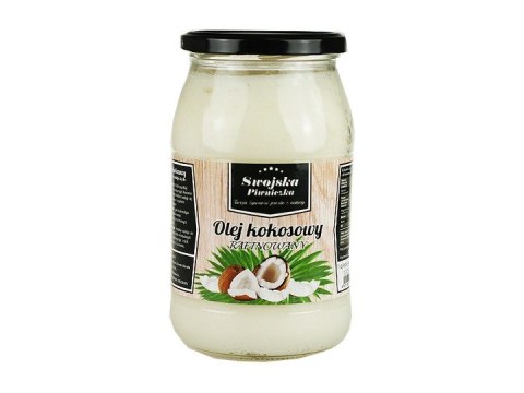 Olej kokosowy Rafinowany Bezzapachowy 900ml Swojska Piwniczka SWOJSKA PIWNICZKA