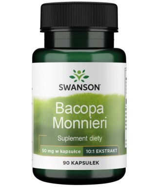 Swanson Bacopa Monnieri 10:1 extract 90 kapsułek