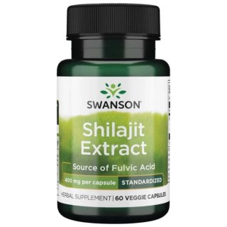 Swanson Shilajit extract 400 mg 60 vege kapsułek